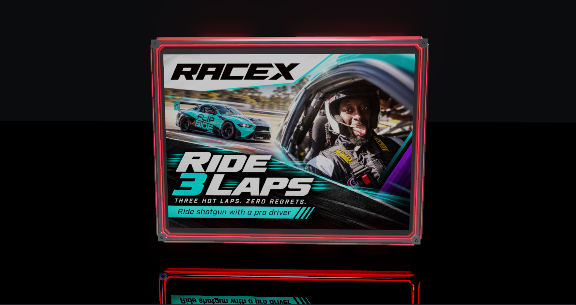 Race X 3 Lap Passenger Experience gift voucher