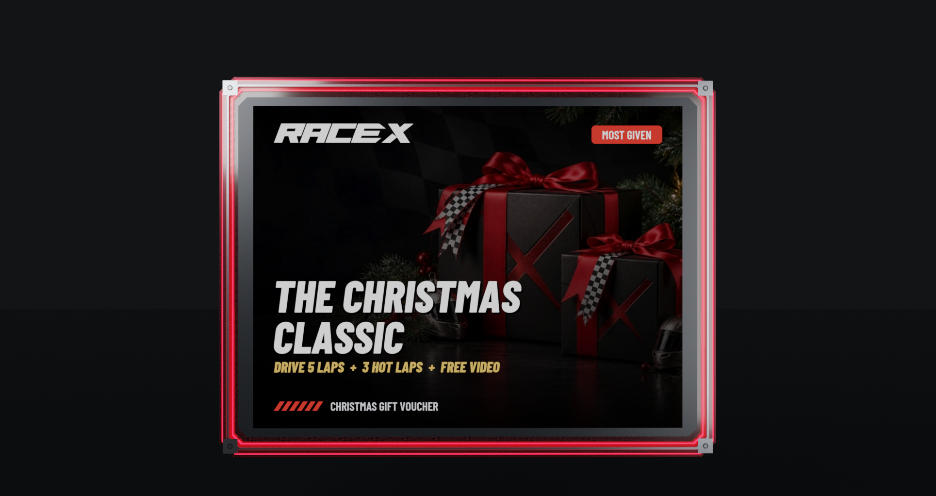Race X The Christmas Classic Christmas gift voucher