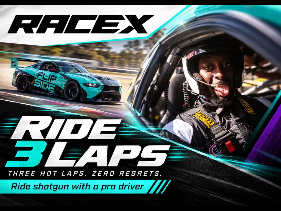 Race X 3 Lap Passenger Experience gift voucher